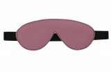 Blindfold Padded Leather - Pink and Black