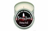 Burning Desire Pheromone Soy Massage Candle - 4 Oz Passion Fruit