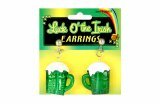St. Patricks Day Beer Mug Earrings