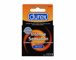 Durex Intense Sensation Condom - Box Of 3