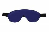 Blindfold Padded Leather - Blue and Black
