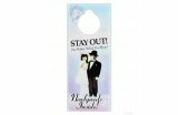 Stay Out! Newlywed Privacy Door Hanger